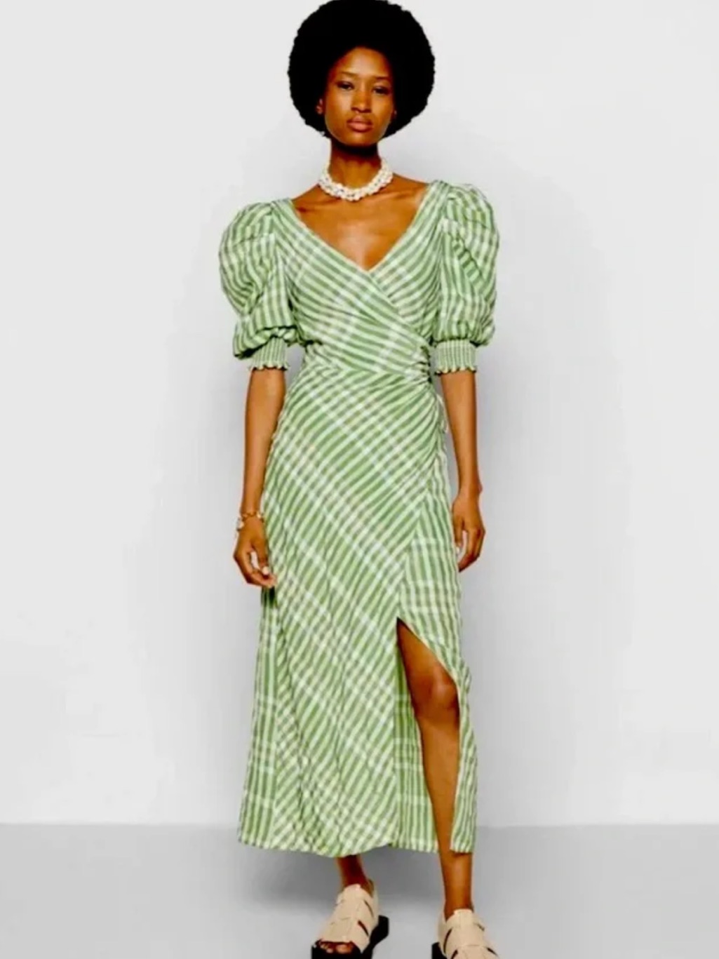 Tuckernuck Cinq A Sept "Kacey" Dress In Gia Plaid Print Size 4
